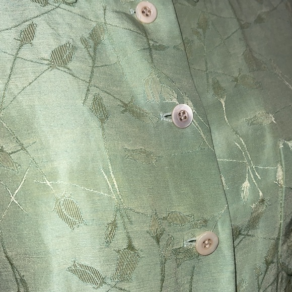 Bernard Zins Silk Linen Jacket Top 6 - Picture 3 of 12